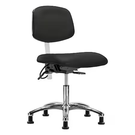 Ergonomic Chair, No Arms, 19″ To 24″ Height, Black,