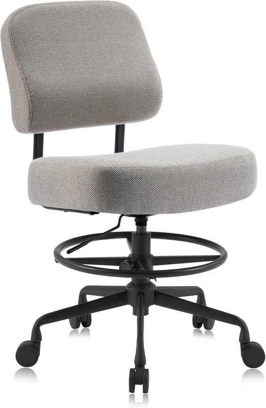 Pneumatic Swivel Rolling Saddle Stool 504 Kalea with Adjustable Foot Ring for Cl