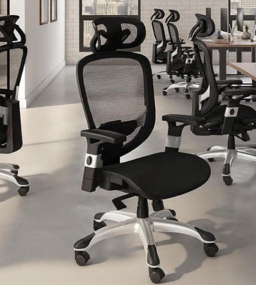 STAPLES Hyken Ergonomic Task Chair, Mesh, Ergonomic,Lumbar Support,Swivel, Black