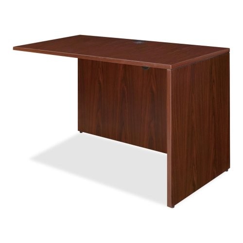 Lorell LLR69387 Return Shell 48″W x 24″D x 29.5″H Mahogany