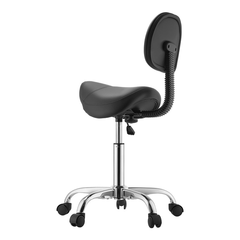 Uimoso Ergonomic Saddle Stool with Backrest, Adjustable Height, 500 lbs Capacity gallery