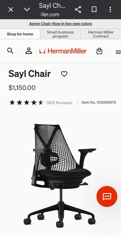Herman Miller Sayl Chair – Black