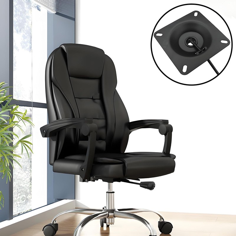 Office Chair Tilt Base Heavy Duty Control Lift Mechanism 5.5x5.5 Inch Hole Mount gallery