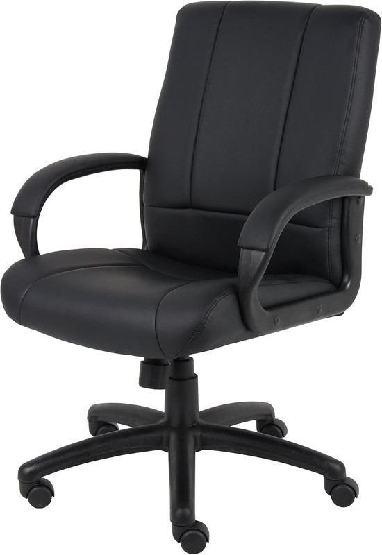 Caressoft Black Executive Mid Back Chair - Stylish & Comfortable Seating gallery