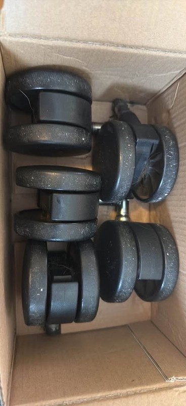 OEM Herman Miller C7 2.5-Inch Hard Floor/Carpet Casters for Aeron, Setu, Eames