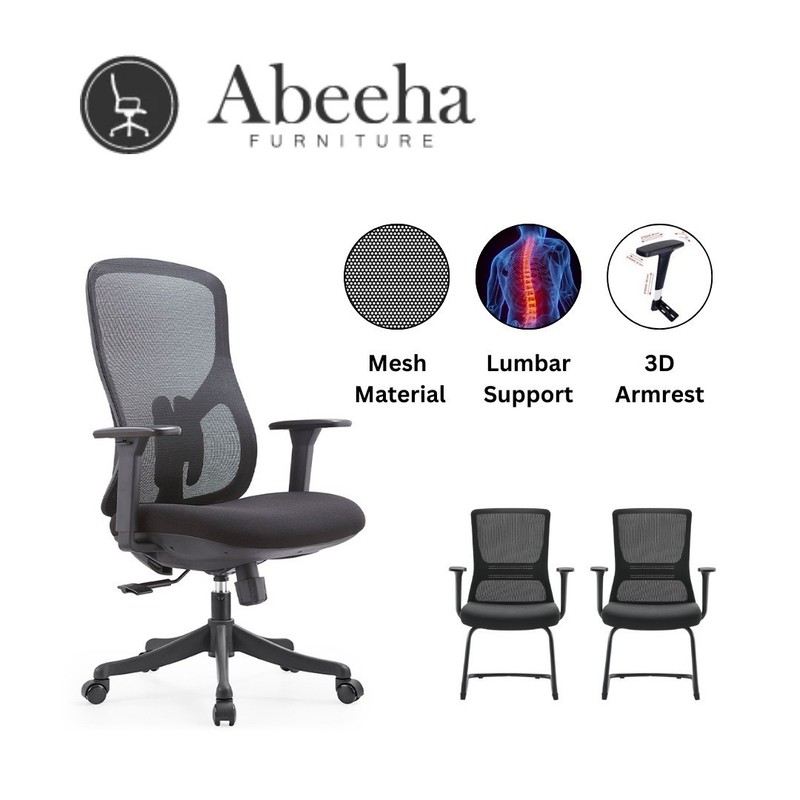 Abeeha Office Seating Lot – 69 New Ergonomic Guest Chairs Retail Value: $11,000