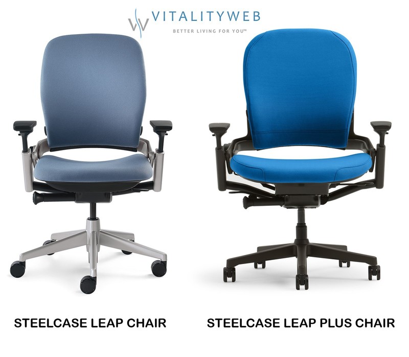 New Steelcase Leap PLUS Adjustable Chair V2 Buzz2 Sunrise Fabric 500lb Platinum gallery