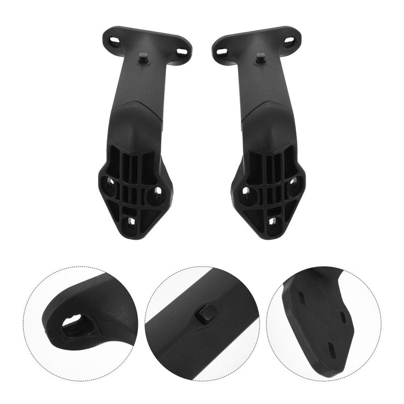 2pcs Armrest Bracket for Swivel Computer Chair - Triangular Plastic Frame,