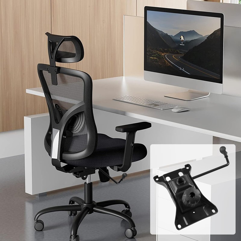 500Lbs Office Chair Replacement Parts, w/ 6'' x 10.2" Mounting Holes Chair Ba... gallery
