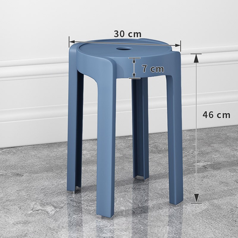 6PCS Plastic Bar Stacking Stools For Kids Students Classroom Home 330lbs Load gallery
