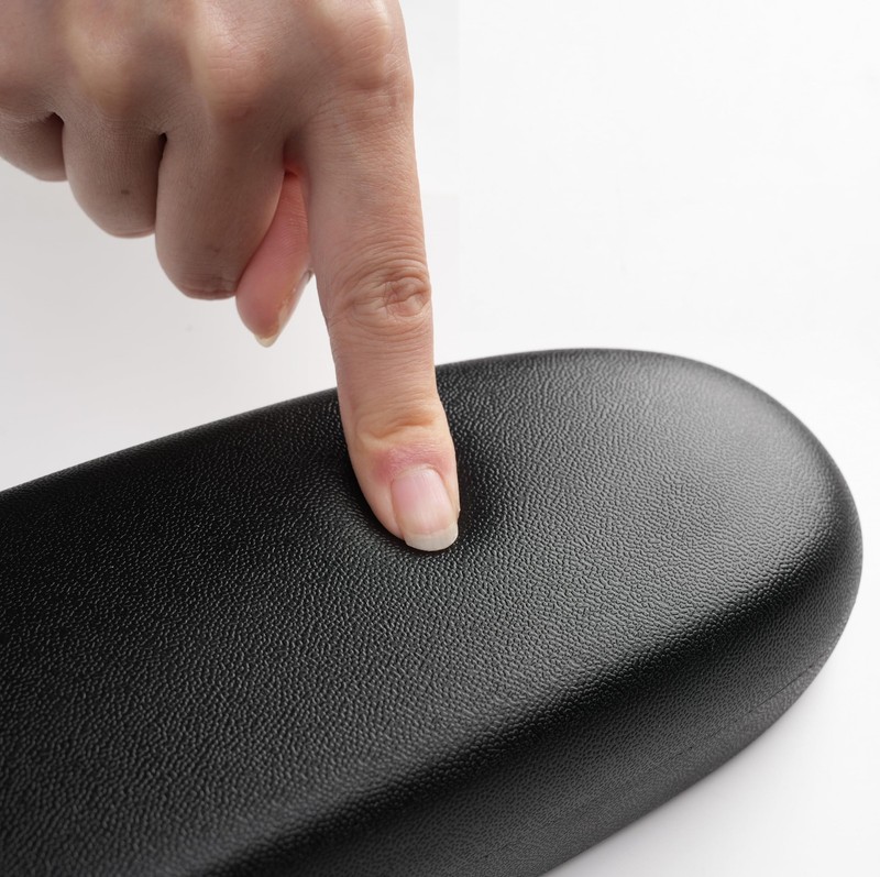 Vinyl Arm Pads Caps for Herman Miller Classic Aeron Chair Graphite Black gallery