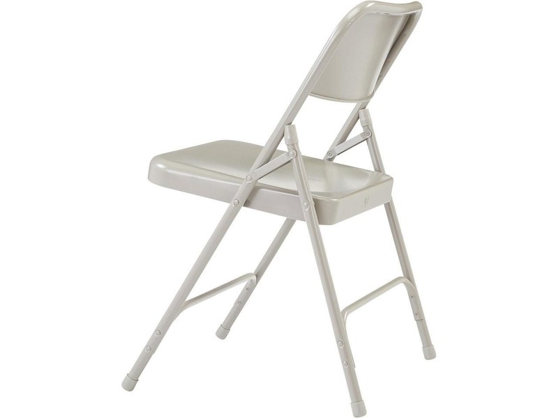NPS 202 Premium All-Steel Double Hinge Folding Chair - Supports Up to 500 lb - 1 gallery