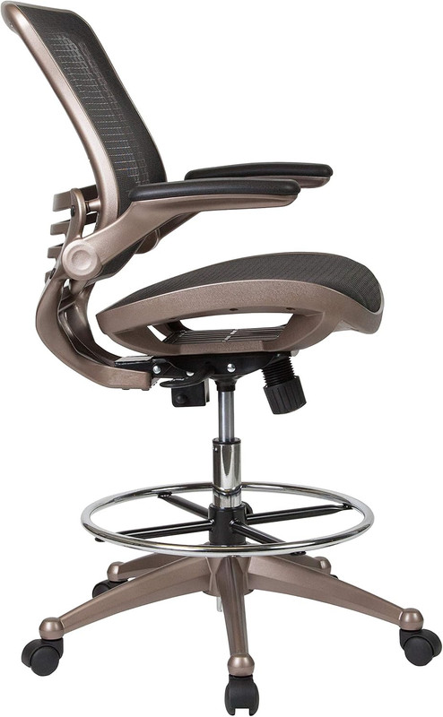 Waylon Mid-Back Swivel Office Chair with Adjustable Foot Ring and Seat Height, E gallery