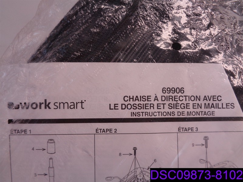 BACK REST ONLY Work Smart Managers Chair Mesh Back for 69906 gallery