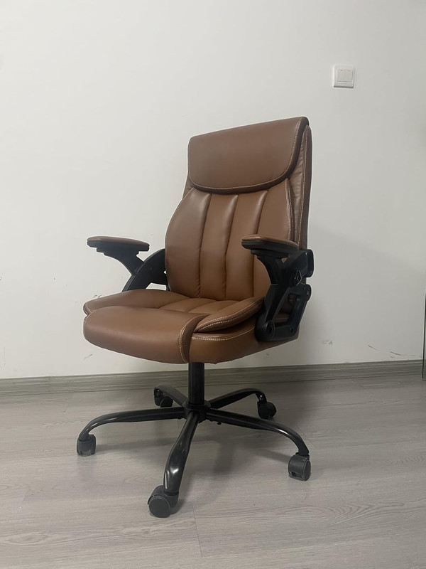Ergonomic Executive Office Chair with Airbag Lumbar Support & Recline