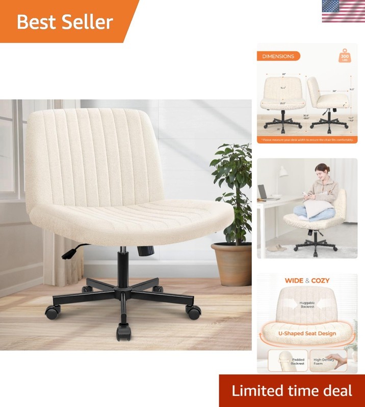Durable Beige Task Chair with High-Density Cushioning – Perfect for Long Hours