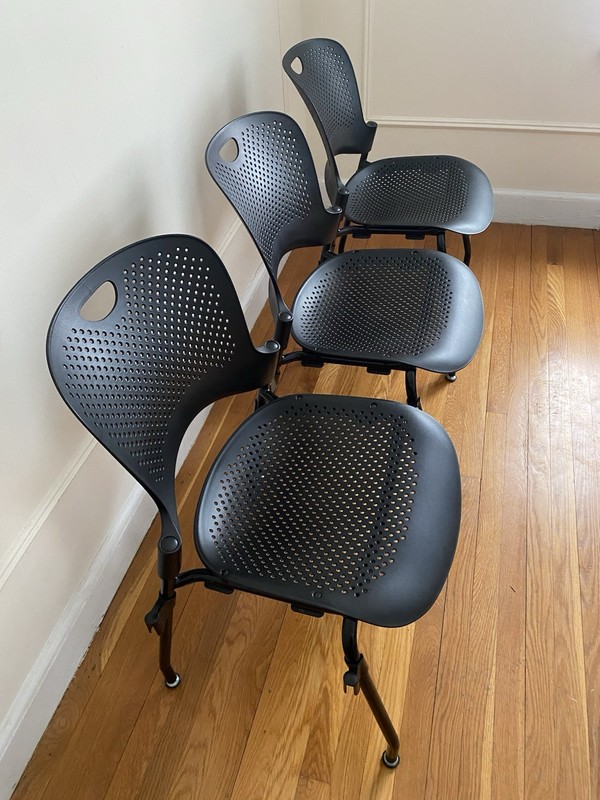 Herman Miller Caper Stacking Chairs — Set of 3 gallery