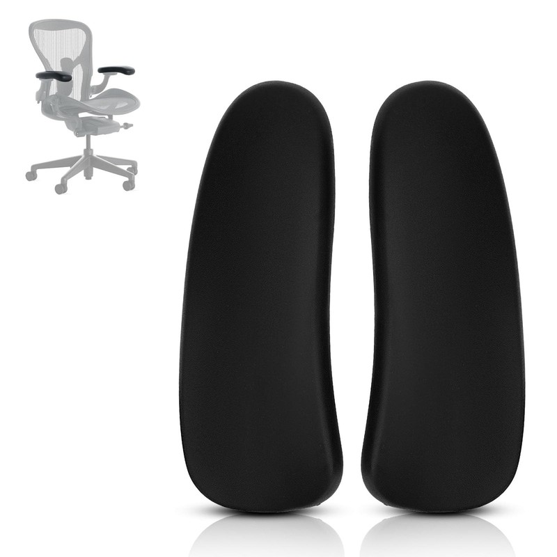 1 Pair Office Chair Armrest Replacement Pads Caps For Herman Miller Classic
