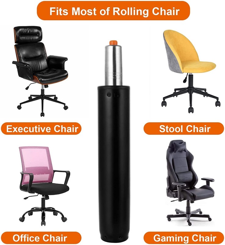DAJAVE 2 Pack 5.5 Inch Office Chair Cylinder Replacement, Large gallery