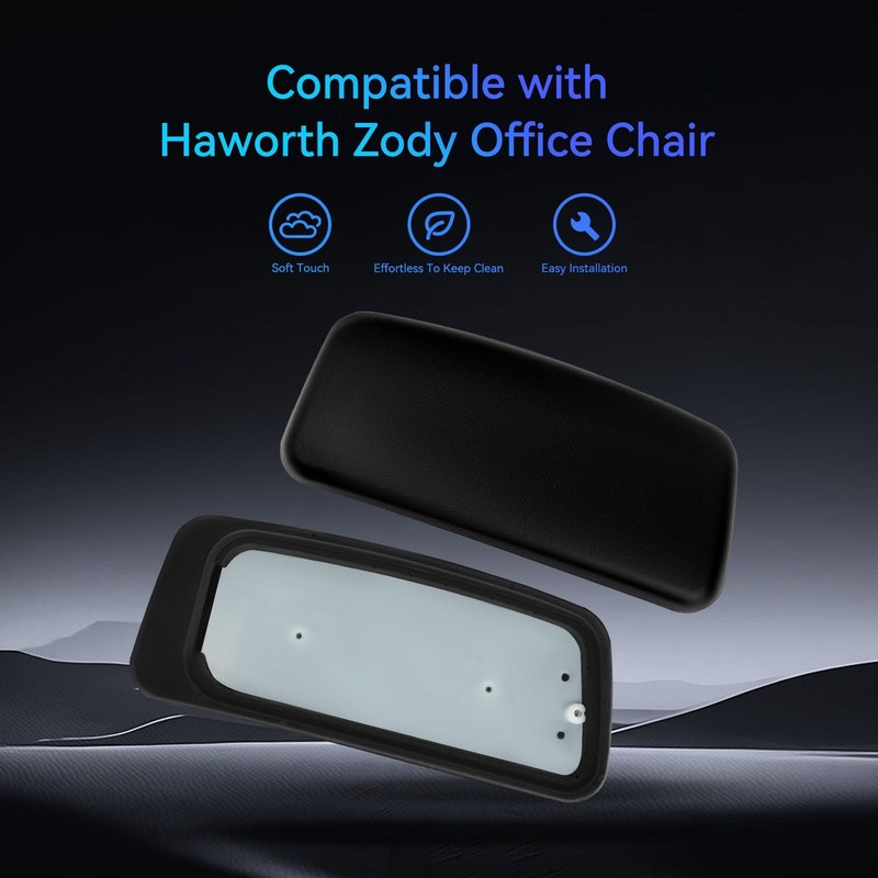 Arm Pads Caps for Haworth Zody Office Chair,Office Chair Arm Rest Replacement gallery
