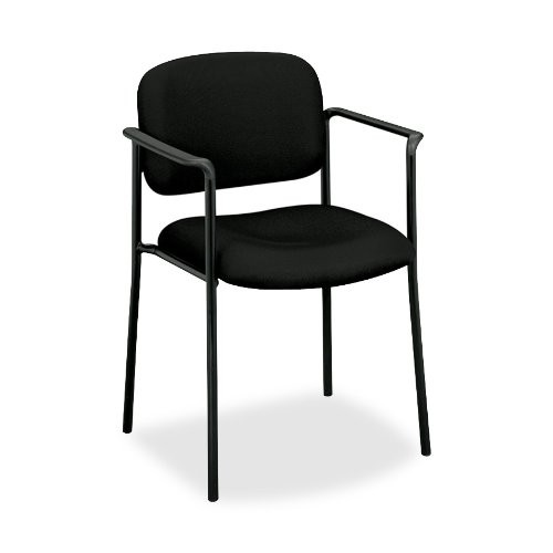 Basyx VL616VA10 Guest Chair Black Fabric Steel Frame