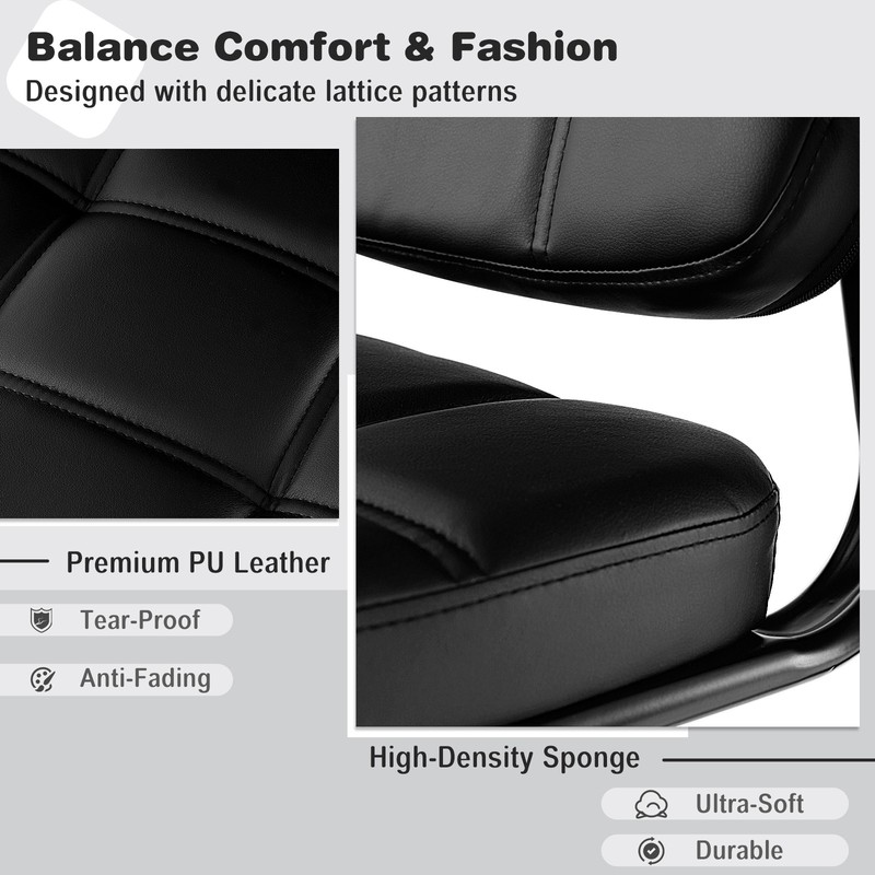 Waiting Room Chair Set of 6 Upholstered Guest Conference Chair w/ Armrest gallery
