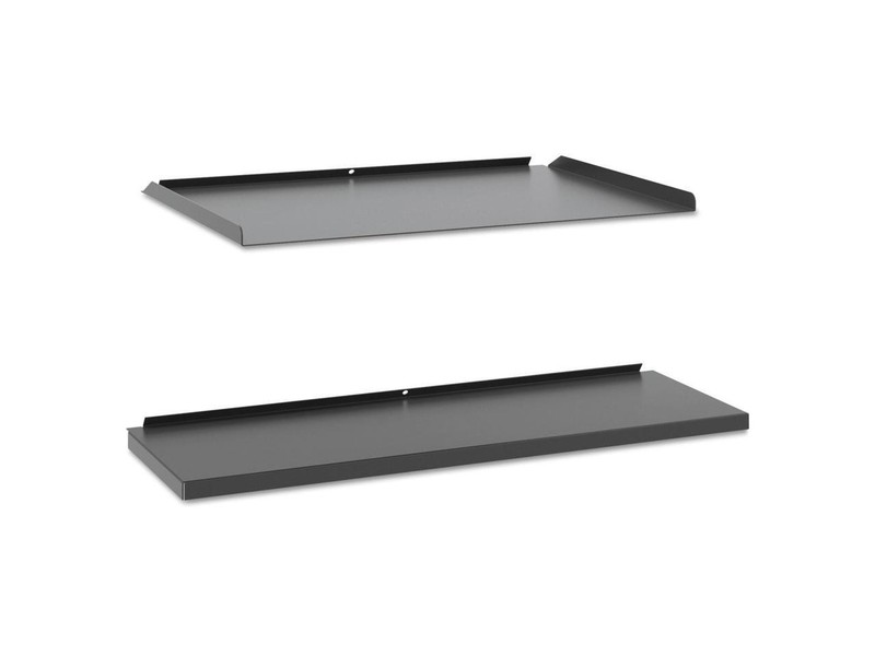 Basyx Manage Series Shelf and Tray Kit Steel 17-1/2w x 9d x 1h Ash MGSHTRA1 gallery