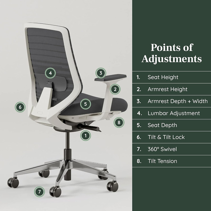 Branch Ergonomic Chair - a Versatile Desk Chair with Adjustable Lumbar Support, gallery