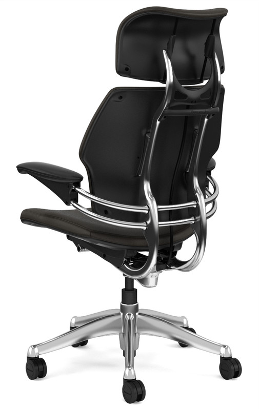 HumanScale Freedom F213 Terra Bizon Leather Aluminum Base Office Desk Chair gallery
