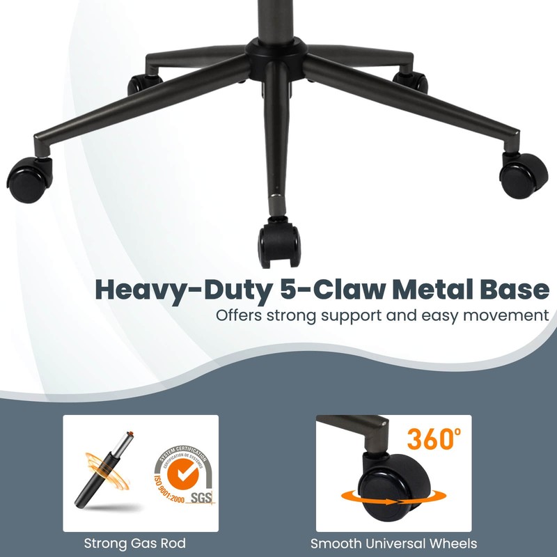 Ergonomic Office Chair w/2D Headrest, Rocking Backrest & Wheels, Gaming Chair gallery