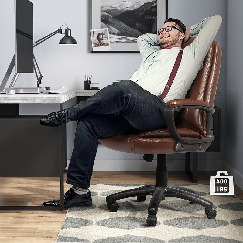 Home Office Chair, 400LBS 8Hours Heavy Duty Design, Ergonomic High Back Cushion gallery
