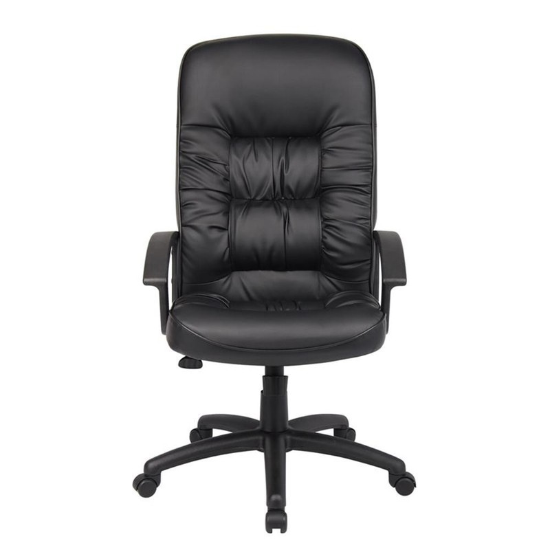 Scranton & Co LeatherPlus High Back Executive Chair with Tilt Lock in Black gallery
