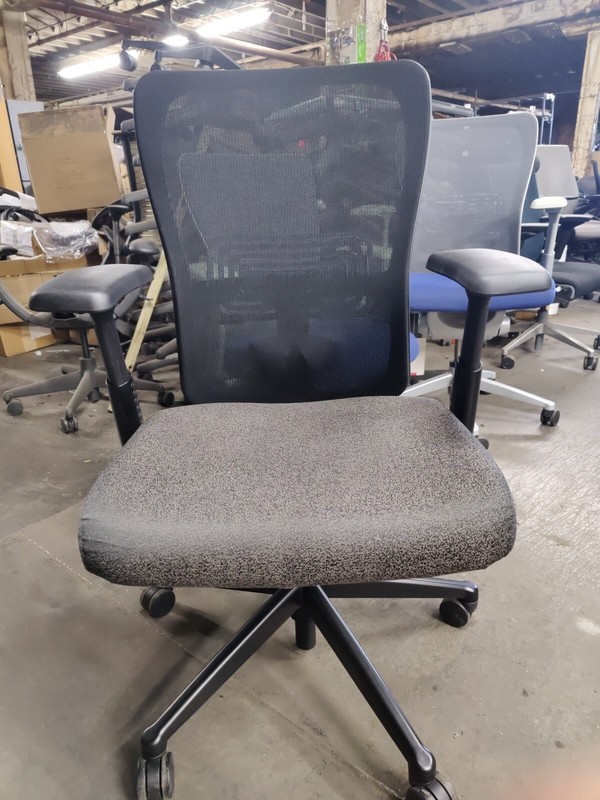 EXECUTIVE CHAIR by HAWORTH ZODY Grey COLOR CHAIR desk mesh chair Lumbar Loaded