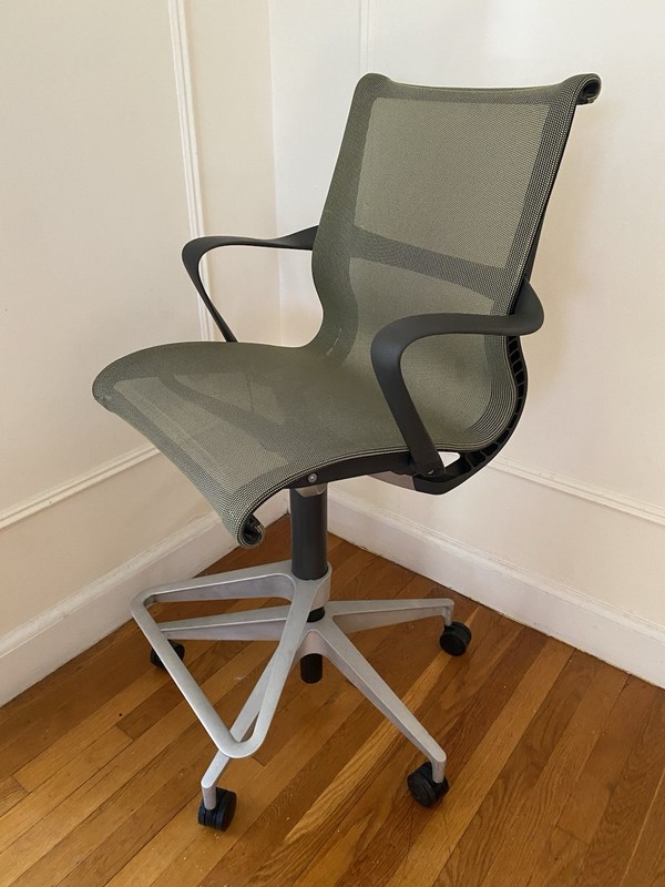 Herman Miller Setu Stool Height Award-Winning Stool Chair Made in USA gallery
