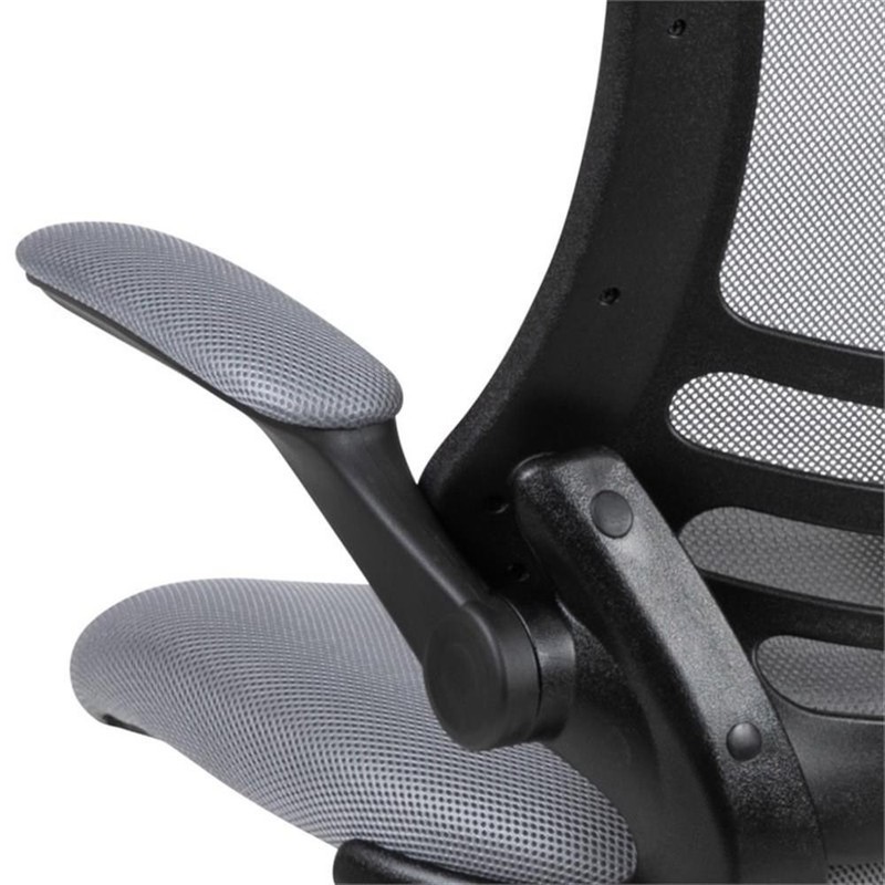 Scranton & Co Mid Back Mesh Office Swivel Chair in Dark Gray gallery