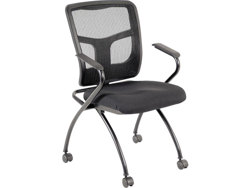 Lorell Guest Chair 24-2/5"Wx24"Dx37"H 2/CT Black 84374 gallery