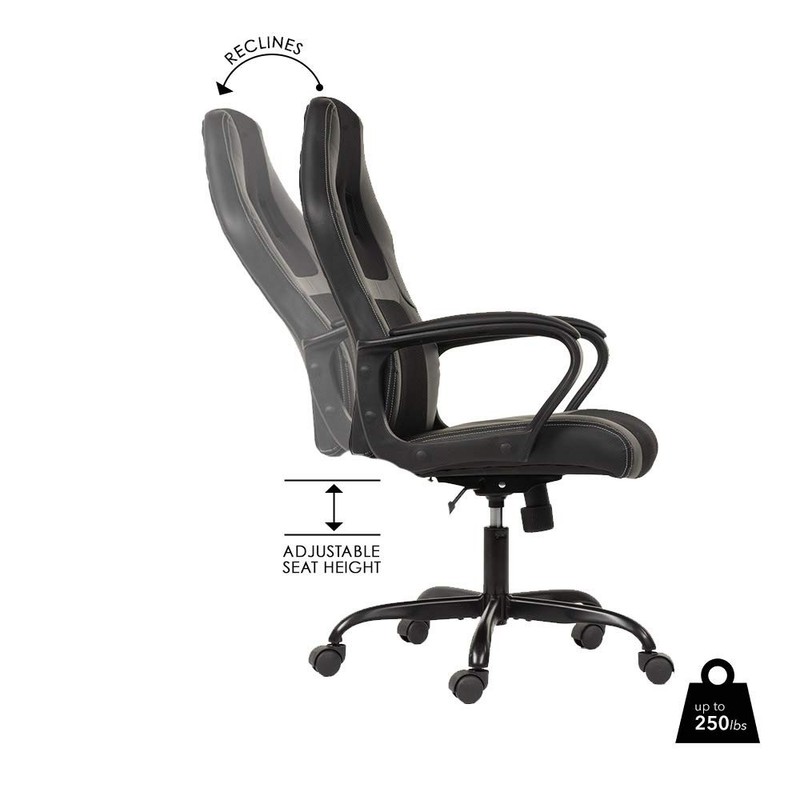 Office Chair PC Gaming Chair Cheap Desk Chair Ergonomic PU Leather Executive Com gallery