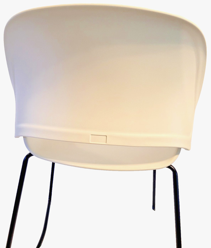 Kitchen Chair IRMA SLED BASE SIDE Ofc POLYPROPYLENE SHELL OFF-WHITE Kimball Intl gallery