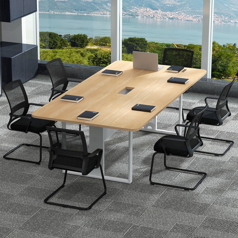 Office Guest Chair Set of 8 Conference Reception Chair w/ Lumbar Support & Sled gallery