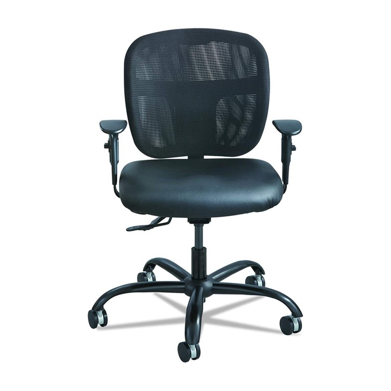Safco Vue Intensive Use Mesh Task Office Chair in Black Vinyl gallery