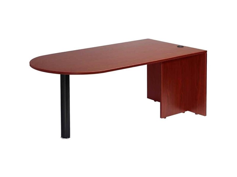 Boss Cherry or Mahogany Finished Bullet Desk gallery