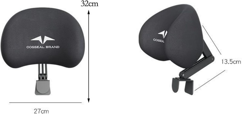 Memory Foam Headrest Attachment for Office Chair, Attachable Chair Head Rest,... gallery