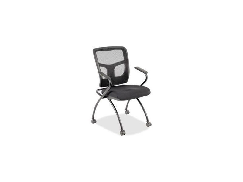 Lorell Guest Chair 24-2/5"Wx24"Dx37"H 2/CT Black 84374