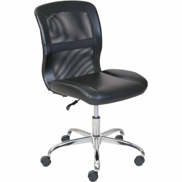 Mainstays MS55-018-039-23 Vinyl Mesh Task Chair – Black