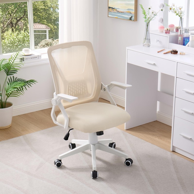 Mid-Back Swivel Ergonomic Office Chair with Adjustable Arms Mesh Lumbar Suppo... gallery