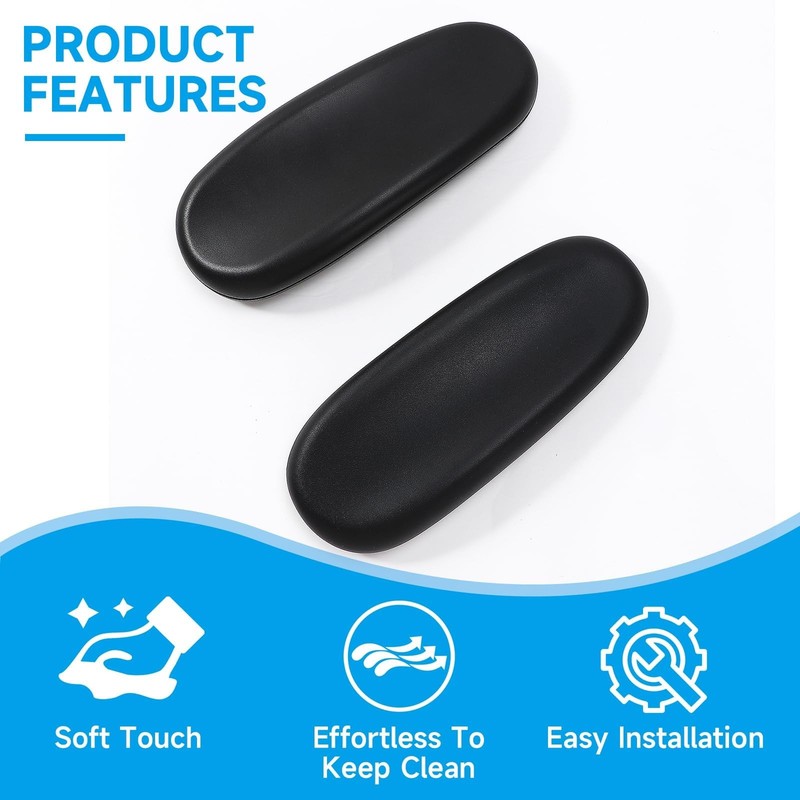 WPJFMXZ Office Chair Replacement Armrest Arm Rest Pads Caps Fit Univeral Desk... gallery