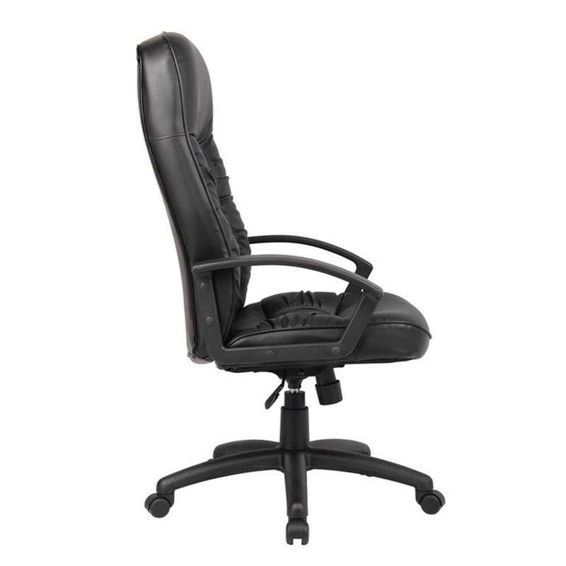 Scranton & Co LeatherPlus High Back Executive Chair with Tilt Lock in Black gallery