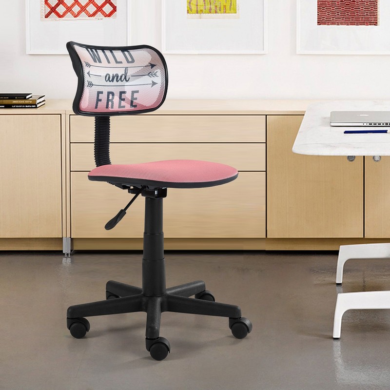 Task Chair W/ Adjustable Height & Swivel 225 lb. Capacity Multiple Colors