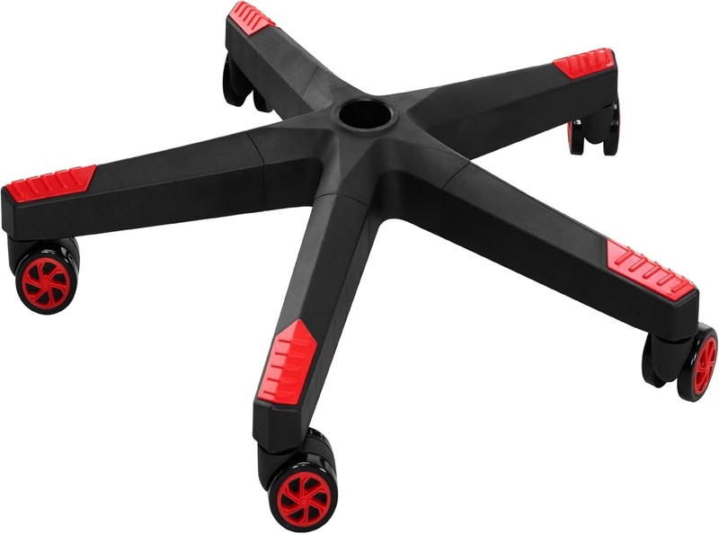 28 Inch Heavy Duty Nylon Gaming Office Chair Base Replacement Part W/ 5 Casters