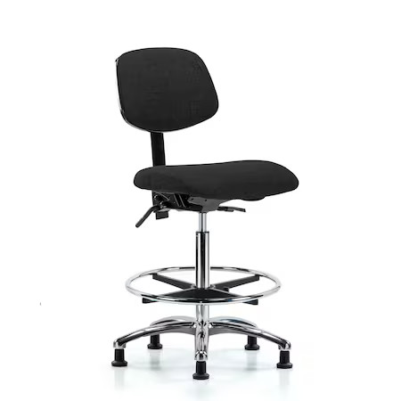 BLUE RIDGE ERGONOMICS BR-FHBCH-CR-T1-A0-CF-RG-F42 High Bench Chair Chair, Fab,
